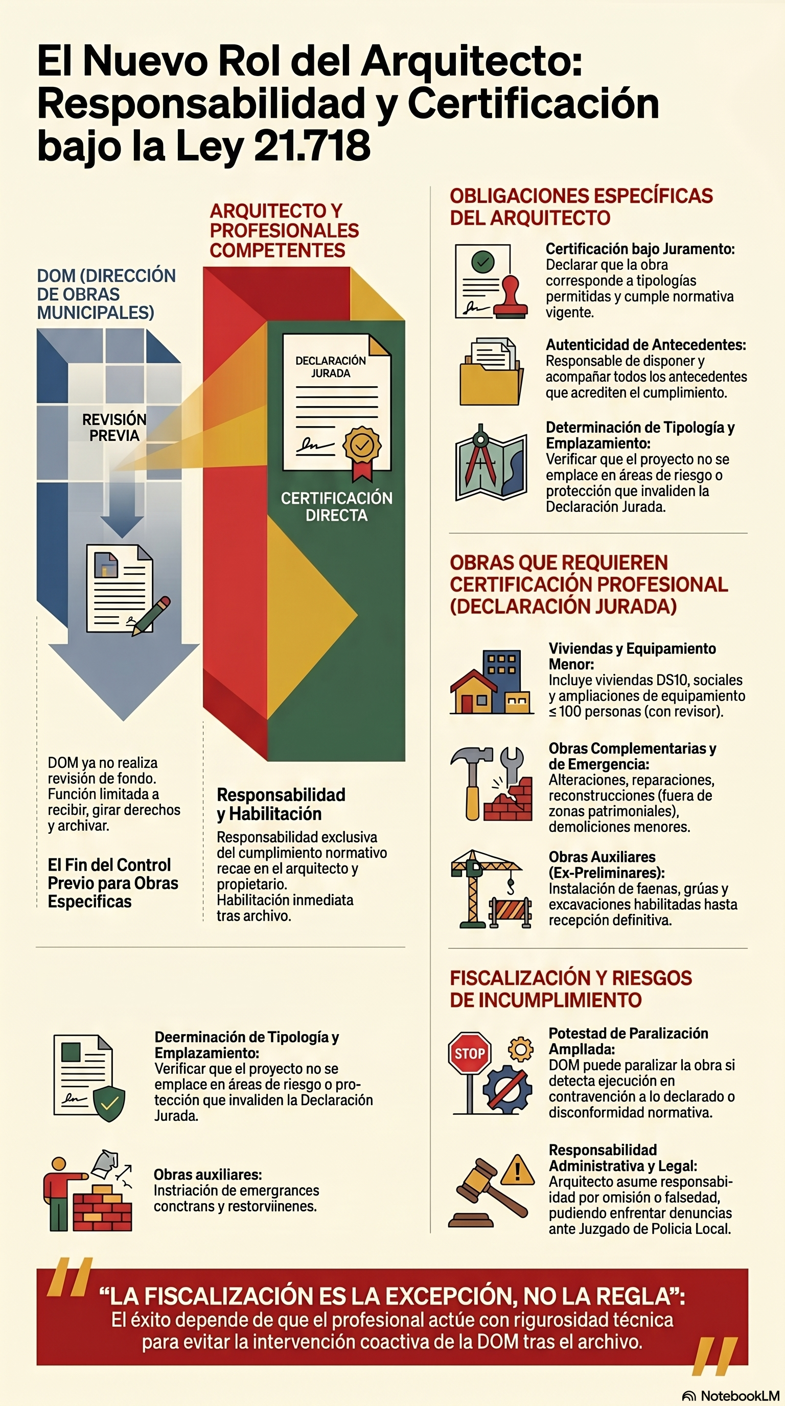 Ley 21.718 Nuevo Rol del Arquitecto