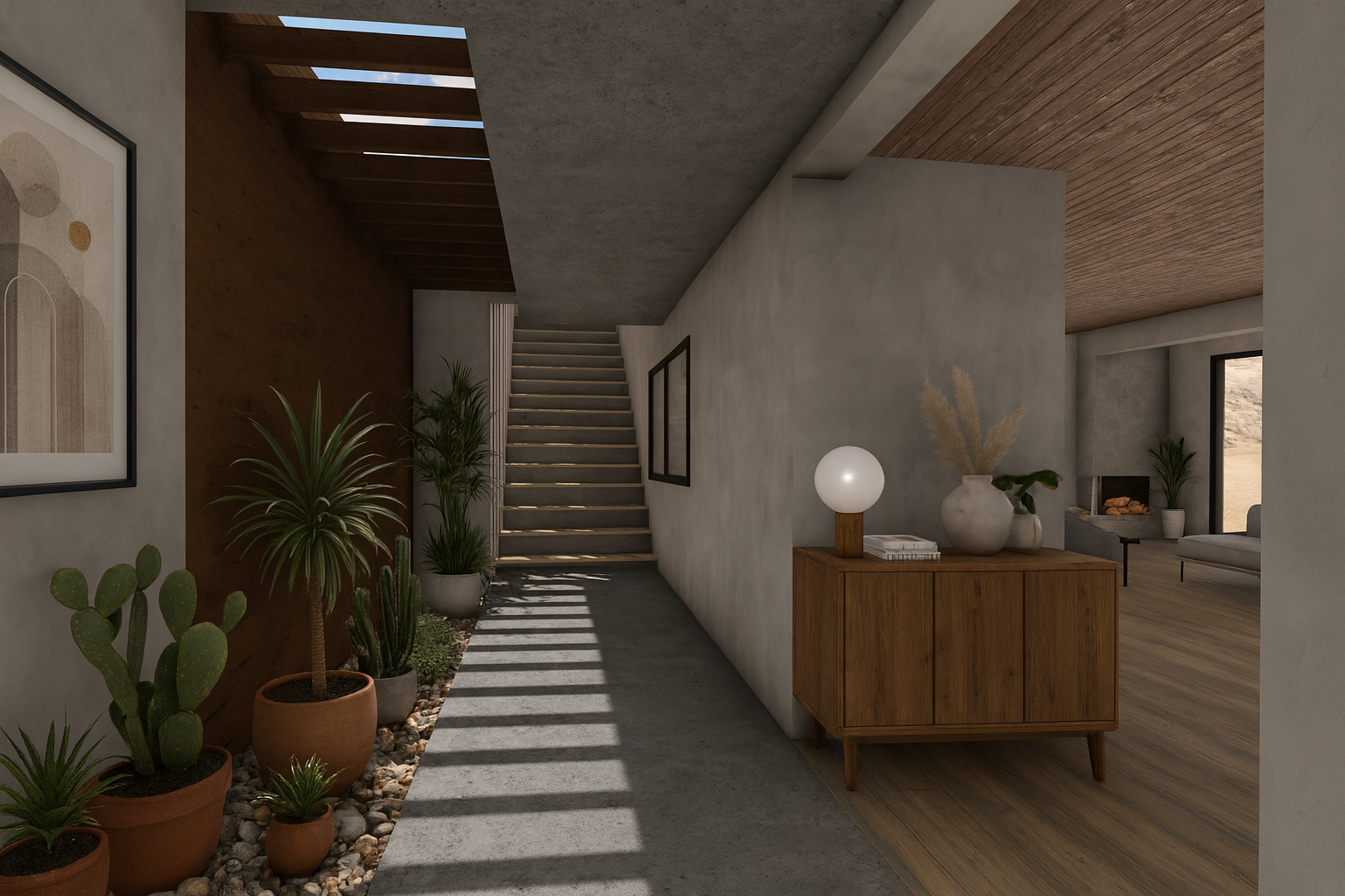 Casa Interior - Arquitectura Ideal
