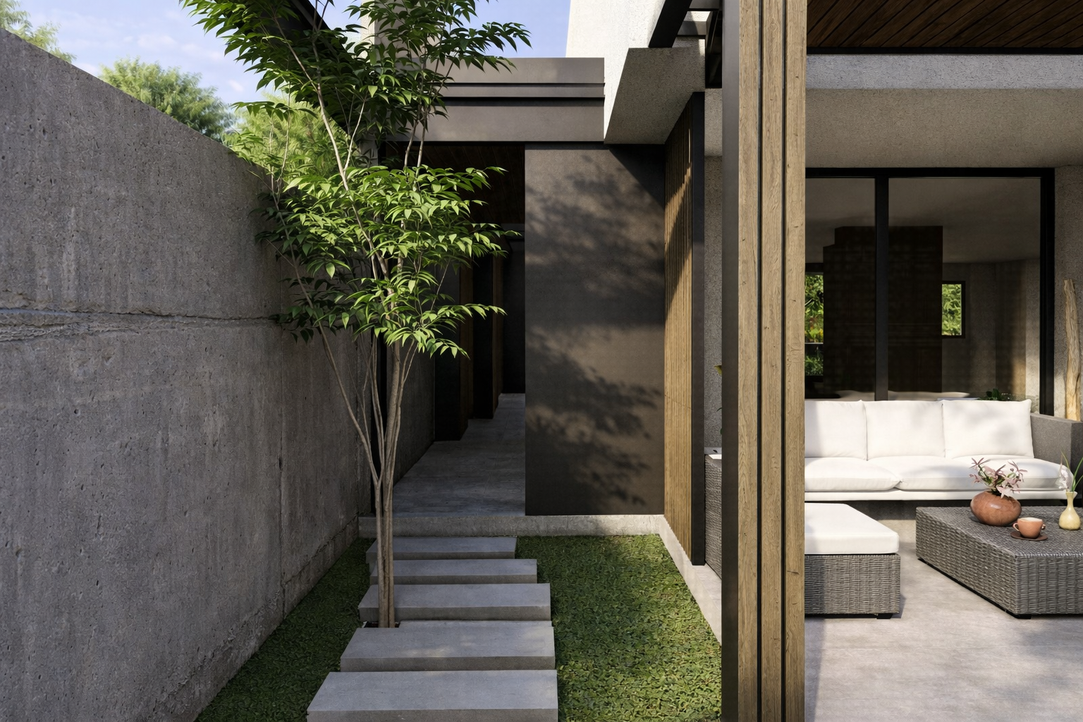 Casa Patio Vitacura - Arquitectura Ideal